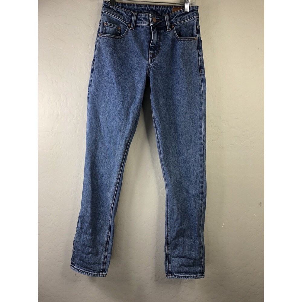 ASOS Mens 28 x 32 Denim Jeans‎ Slim Fit Medium Blue Stonewash